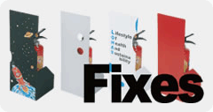 デザイン消火器収納ケース「Fixes」